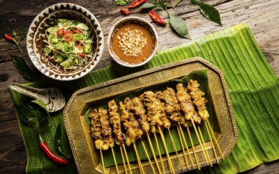 Ricette Thai: Satay (spiedini di pollo con salsa di arachidi e spezie)